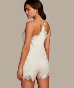 Débardeur En Dentelle Sophia - Blanc -Catrin La Lingerie Boutique 202333 4