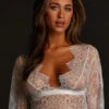 Top Allover Lace - Blanc 1 Top Allover Lace - Blanc -Catrin La Lingerie Boutique 202336 1