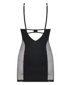 Slipdress Pleasure - Noir 11 Slipdress Pleasure - Noir -Catrin La Lingerie Boutique 202346 6