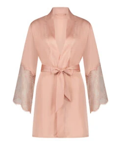 Kimono Satin - Rose 10 Kimono Satin - Rose -Catrin La Lingerie Boutique 202350 5