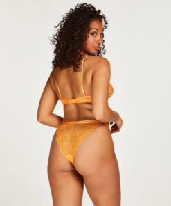 Slip Brésilien Honey - Orange -Catrin La Lingerie Boutique 202499 4
