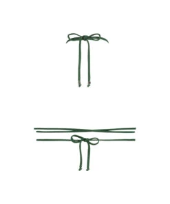 Haut De Bikini Triangle Digura - Vert -Catrin La Lingerie Boutique 202953 6