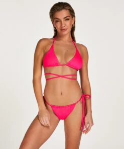 Bas De Bikini Cheeky échancré Doha - Rose