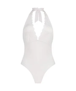 Maillot De Bain Scallop - Blanc -Catrin La Lingerie Boutique 203023 5