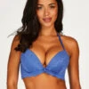 Haut De Bikini Préformé à Armatures Scallop - Bleu -Catrin La Lingerie Boutique 203051 1