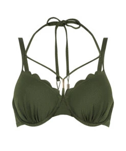Haut De Bikini Préformé à Armatures Scallop - Vert -Catrin La Lingerie Boutique 203053 5