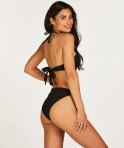 Haut De Bikini Croptop Nero Rib - Noir -Catrin La Lingerie Boutique 203073 4