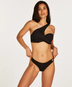 Haut De Bikini à Armatures à Effet Push-up Préformé Nero Rib - Noir -Catrin La Lingerie Boutique 203075 3