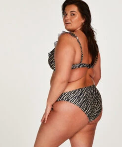 Haut De Bikini Préformé à Armatures Zebra - Marron -Catrin La Lingerie Boutique 203092 13