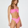 Bas De Bikini échancré Scallop - Rose -Catrin La Lingerie Boutique 203099 1