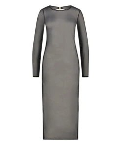 Robe Longue Extra-fine - Noir 12 Robe Longue Extra-fine - Noir -Catrin La Lingerie Boutique 203353 5