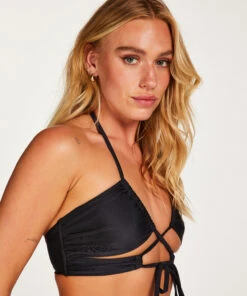 Haut De Bikini Crop Top Juicy - Noir -Catrin La Lingerie Boutique 203385 2