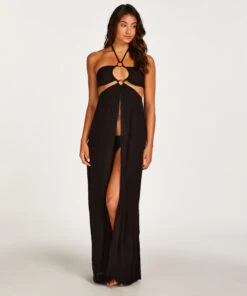 Caftan Ouvert - Noir -Catrin La Lingerie Boutique 203834 3