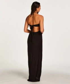 Caftan Ouvert - Noir -Catrin La Lingerie Boutique 203834 4