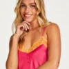 Haut Satin Dentelle - Rose -Catrin La Lingerie Boutique 203835 1