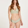 Slip Brésilien En Forme De V London - Vert 2 Slip Brésilien En Forme De V London - Vert -Catrin La Lingerie Boutique 203889 1