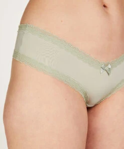 Slip Brésilien En Forme De V London - Vert -Catrin La Lingerie Boutique 203889 2
