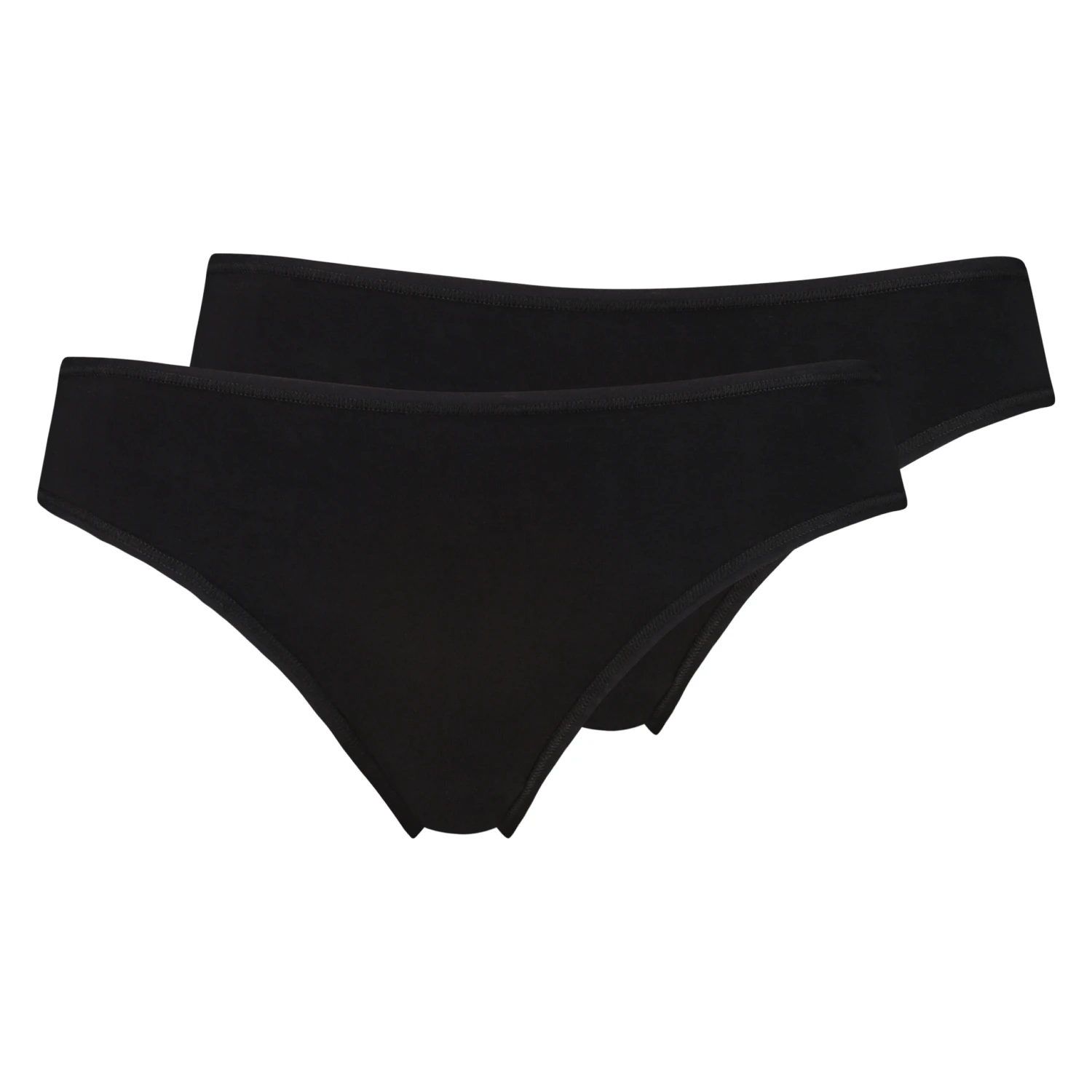 Lot De 2 Slip Kim Cotton - Noir 6 Lot De 2 Slip Kim Cotton - Noir – Image 4
